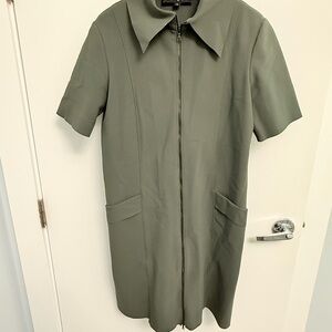 Olive Green Midi Dress